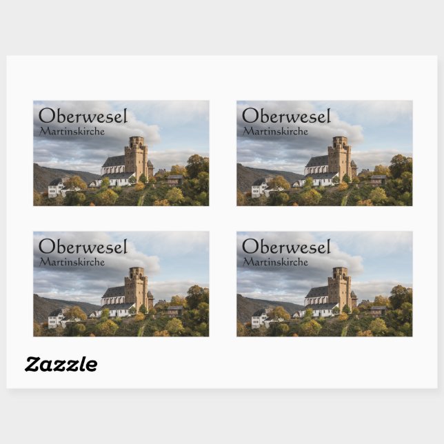 Martinskirche Oberwesel Sticker (Sheet)