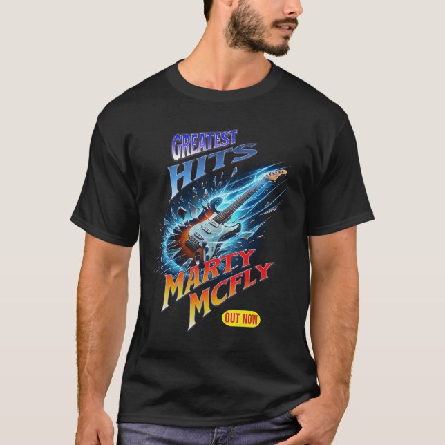 MARTY MCFLY GREATEST HITS T-Shirt (Front)