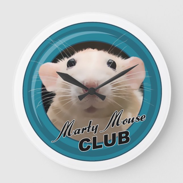Marty Mouse Club Clock (Front)