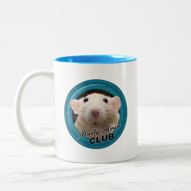 Marty Mouse Club Mug - Logo (Gauche)