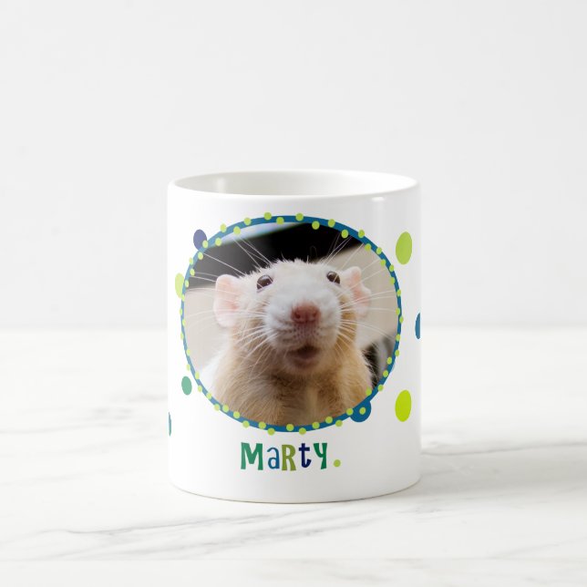 Marty Mouse Mug - with Polka Dots (Center)