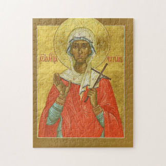 Martyr St. Tatiana of Rome Orthodox Icon        Jigsaw Puzzle