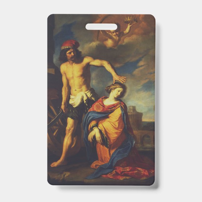 Martyrdom of Saint Catherine Badge (Front)