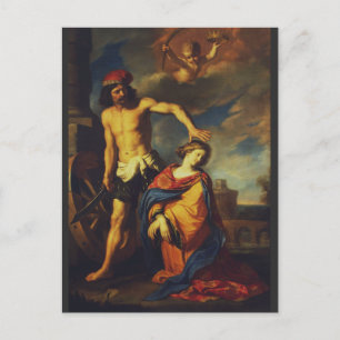 Martyrdom of Saint Catherine Holiday Postcard
