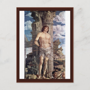 Martyrdom Of Saint Sebastian By Andrea Mantegna Postcard