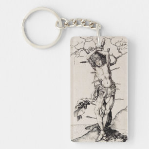 Martyrdom of Saint Sebastian by Martin Schongauer Keychain