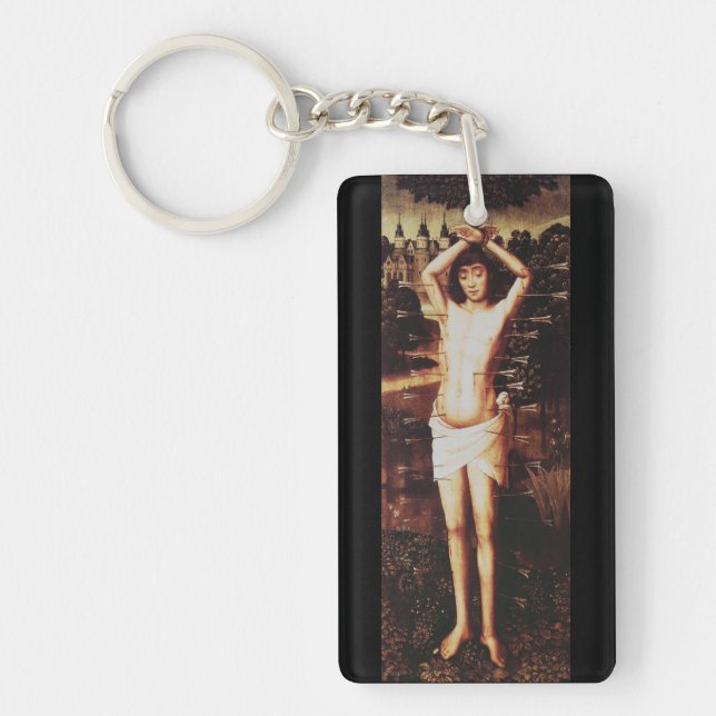 Martyrdom of Saint Sebastian Keychain (Front)