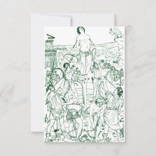 Martyrdom of Saint Sebastian  Thank You Card