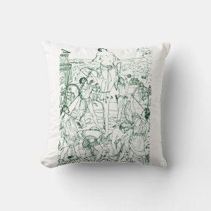 Martyrdom of Saint Sebastian Throw Pillow