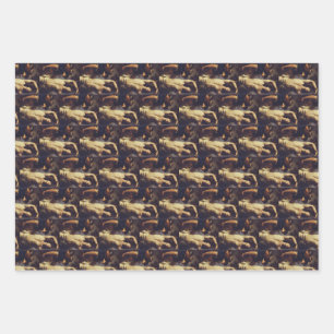 Martyrdom of St Sebastian by Andrea Vaccaro Wrapping Paper Sheet