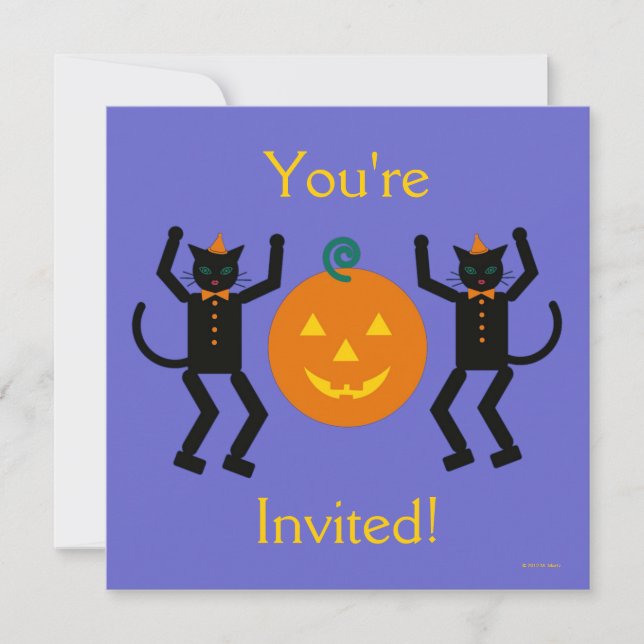 Martzkin Halloween Party Invitation (Front)