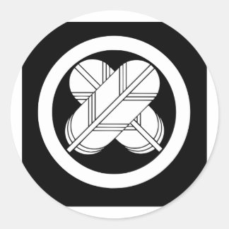 Maru chigai taka, Japan Classic Round Sticker