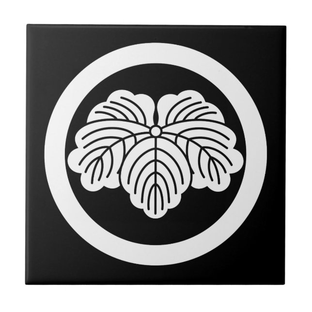 Maru ni Tsuta (based on 'Kemon Sho') Tile (Front)