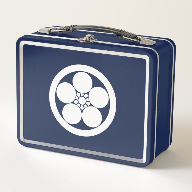 Maru ni Umebachi Metal Lunch Box (Front)