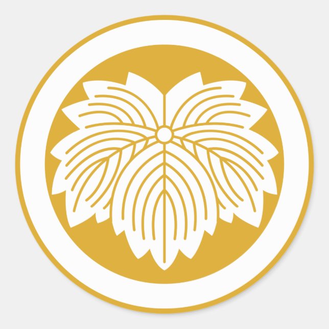 Maru Onitsuta Classic Round Sticker (Front)