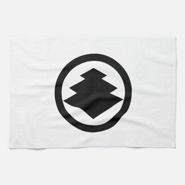 Marunouchi Mikai Bishi Kitchen Towel (Horizontal)