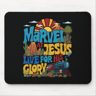Marvel At Jesus Vbs 2025 Live For Jesus's Glory Ch Mouse Pad