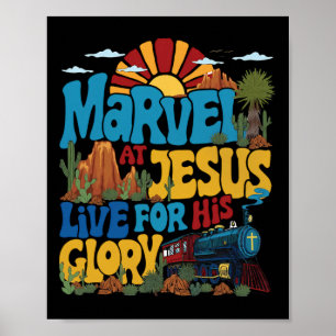 Marvel At Jesus Vbs 2025 Live For Jesus's Glory Ch Poster