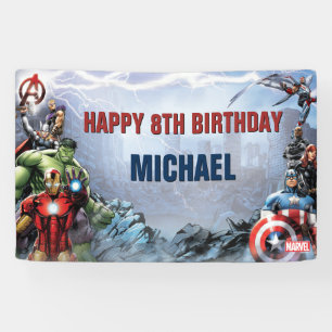 Marvel   Avengers - Bannière d'anniversaire