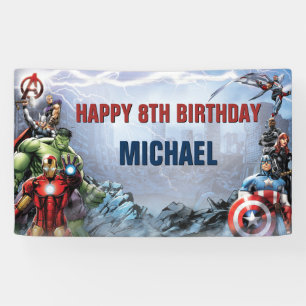 Marvel Avengers - Birthday Banner