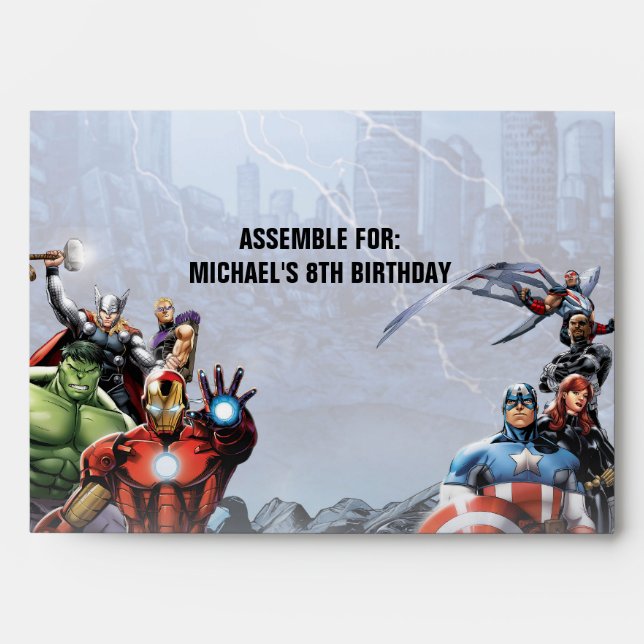 Marvel | Avengers - Birthday Envelopes (Front)