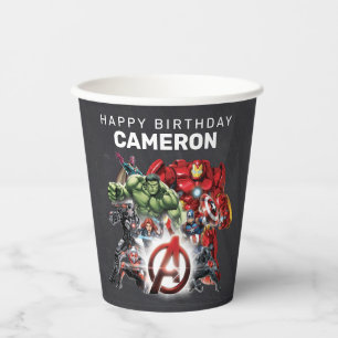 Marvel   Avengers Chalkboard Birthday Paper Cups