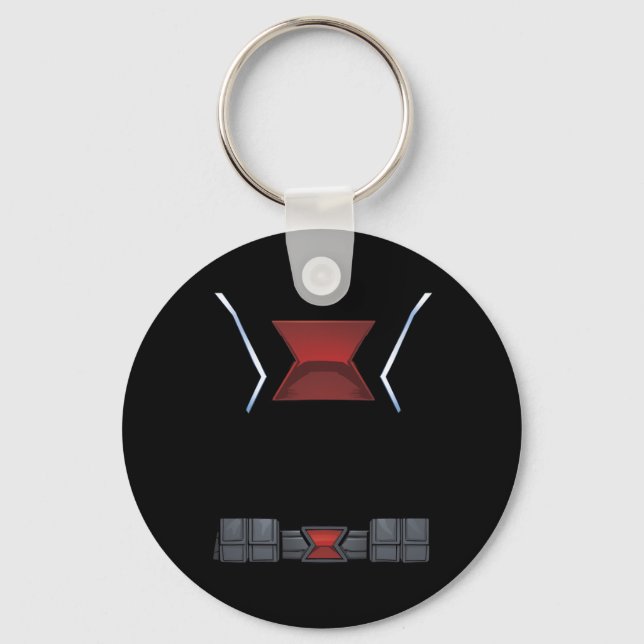 Marvel Avengers Clic Halloween Black Widow Costume Keychain (Front)