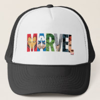 Marvel Avengers Face Letter Logo