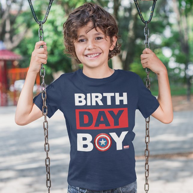 Marvel | Captain America - Birthday T-Shirt (Creator Uploaded)