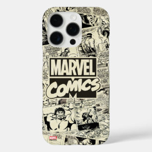 Marvel Comics Pages Pattern iPhone 16 Pro Case
