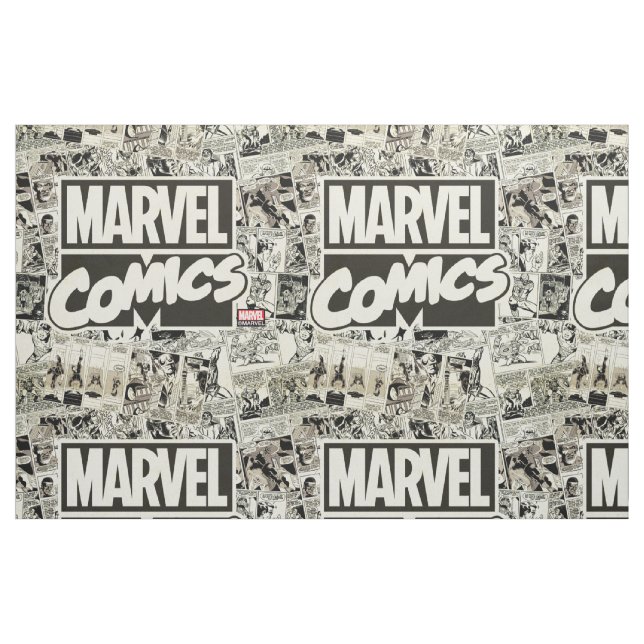 Marvel Comics Pages Pattern Fabric (Fat Quarter)