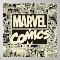 Marvel Comics Pages Pattern