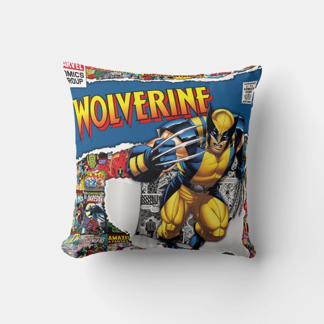 marvel comics  Wolverine  Coussin de Décoration (Recto)