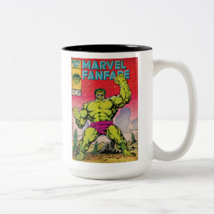 Marvel Fanfare Hulk Comic #29 Two-Tone Coffee Mug