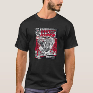 Marvel Ghost Rider Comic Book Cover Print Premium  T-Shirt