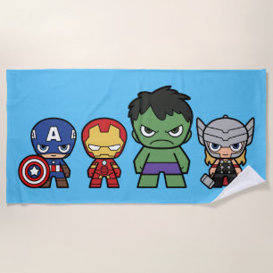 Marvel Go! Avengers Group Beach Towel