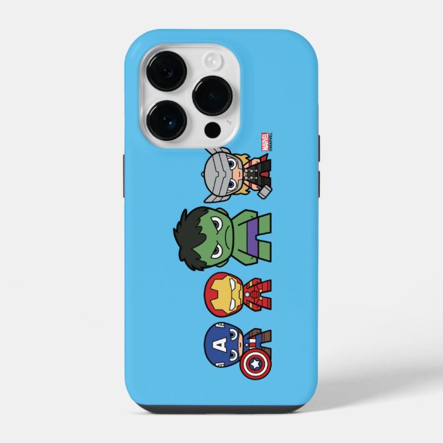Marvel Go! Avengers Group iPhone Case (Back)