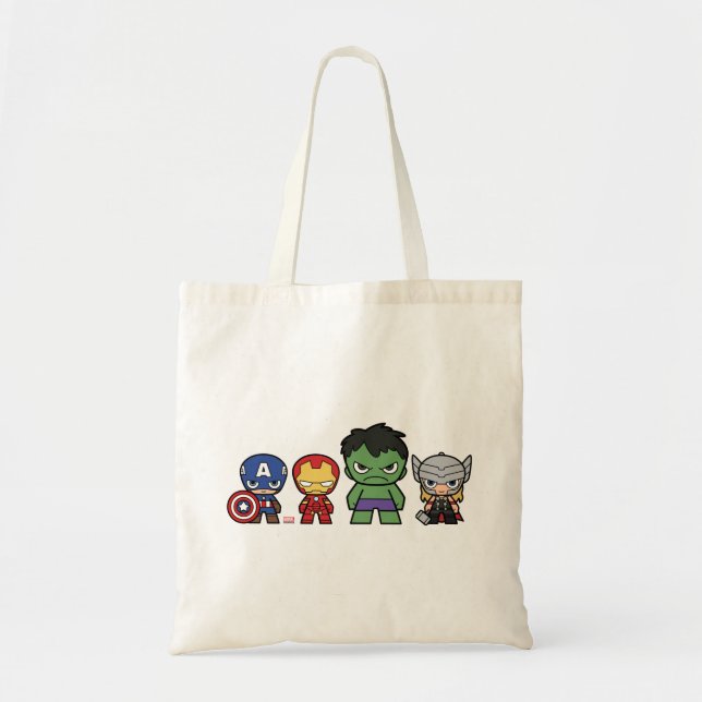 Marvel Go! Avengers Group Tote Bag (Front)