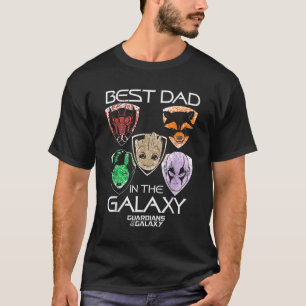 Marvel Guardians Best Dad Fathers Day Graphic T-Shirt