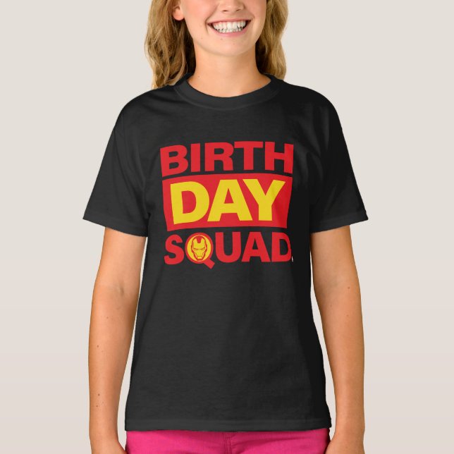 Marvel | Iron Man - Birthday Squad T-Shirt (Front)