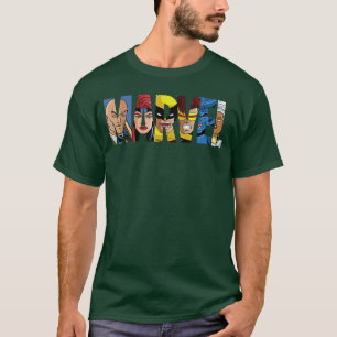 Marvel Logo with XMen Inside gift T-Shirt
