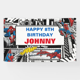 Marvel   Spiderman - Birthday Banner