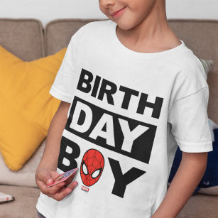 Marvel   Spiderman - Birthday Boy T-Shirt