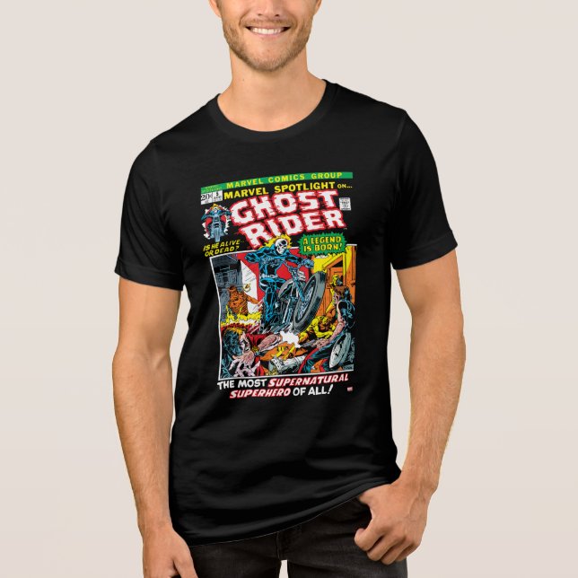Marvel Spotlight: Ghost Rider Tri-Blend Shirt (Front)