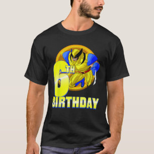 Marvel X Men Wolverine 6th Birthday Badge T-Shirt