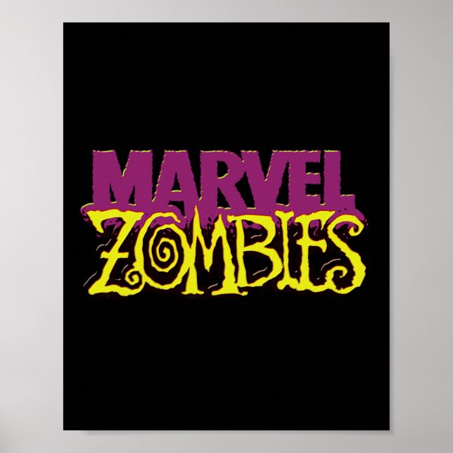 Marvel Zombies Official Colour Logo Halloween  Poster (Front)