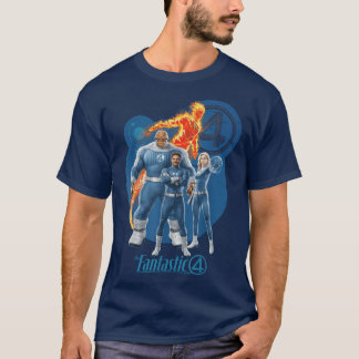 Marvelhe Fantastic Four First Steps Heroic Family T-Shirt