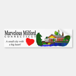 Marvellous Milford City Hall Bumper Sticker