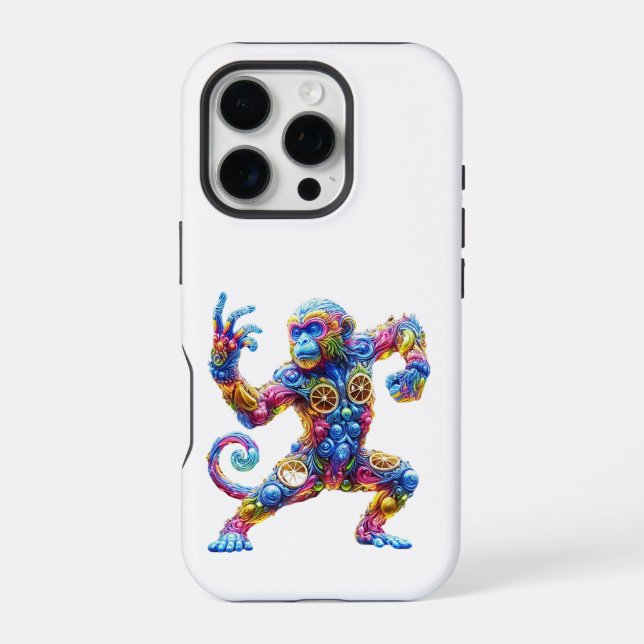 Marvellous Monkey Style iPhone Case (Back)