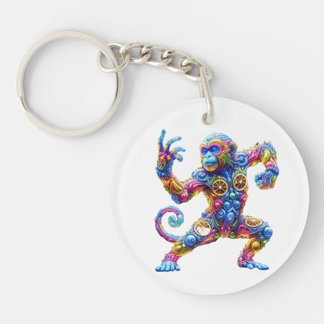 Marvellous Monkey Style Keychain (Front)